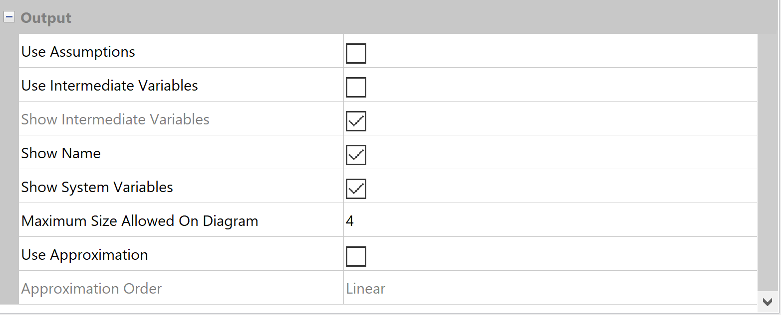 MX output pref